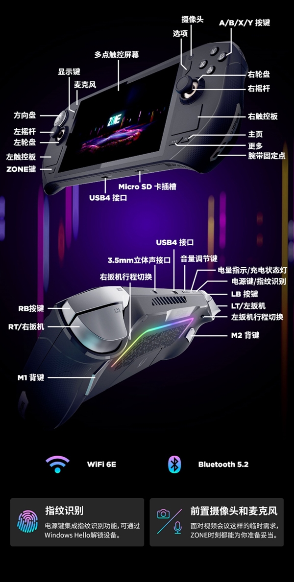 不朽情缘平台官网登录网页-精彩万千 尽在掌间丨索泰ZONE游戏掌机正式发布(图6)